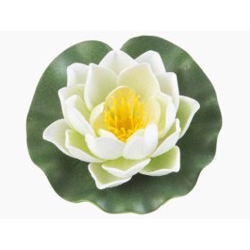 Velda dekor Lótusz virág fehér 10 cm