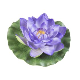 Velda dekor Lótusz virág lila 17 cm