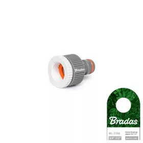   Bradas White Line WL-2198 csapcsatlakozó, 3/4 - 1/2 belső menettel