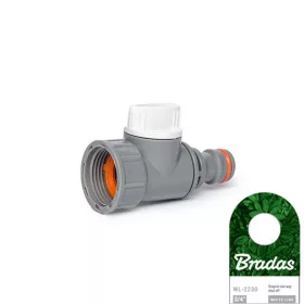   Bradas White Line WL-2230 csapos kuplungcsatlakozó, 3/4 elzárható