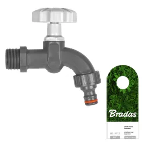   Bradas kerti csap műanyag GZ1/2" csap + csap csatlakozás