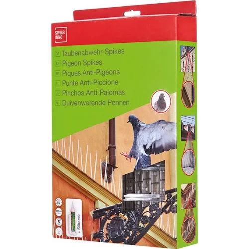 Swissinno Natural Control madárriasztó tüske 300 cm, 9x334 mm+ szilikon ragasztó