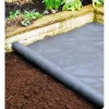 Talajtakaró geotextília fekete 1,60m x 10m 50g/m2 UV stab.