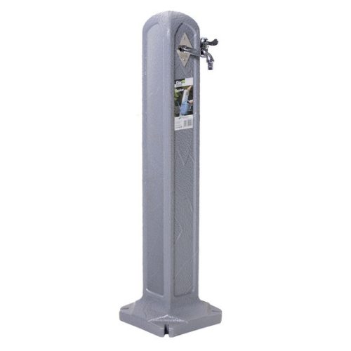 Kerti kút 90 cm, szürke, műanyag