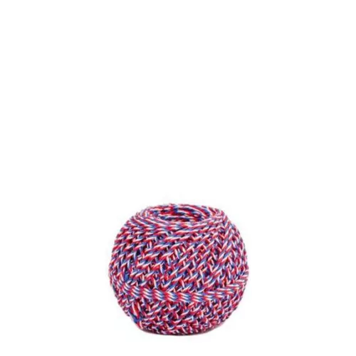 Kötöző madzag pamut 40 g 1,25mm 72*9 tex/63 m tricolor