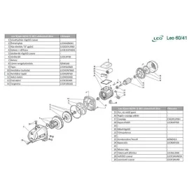LEO ND XJWM/1-BE 60/41 Pump body O-gyűrű
