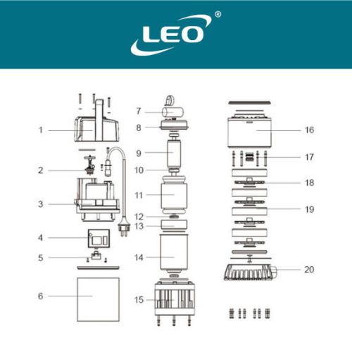 LEO ND LKS-1102SE GUIDE VANE NO.42