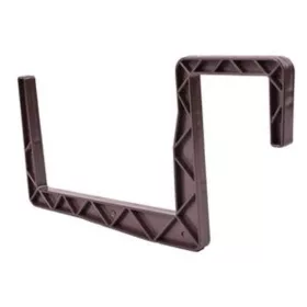 Balkonláda tartó műa. 15 cm barna, szögletes kampóval