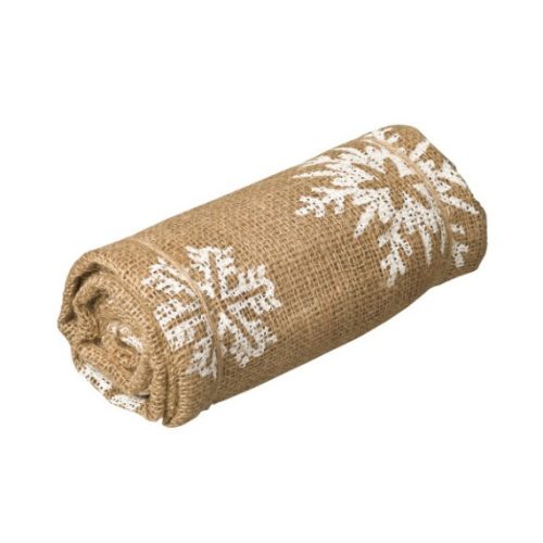 Juta növényvédő takaró zsák 100x118 cm átm:75 cm, mintás natúr