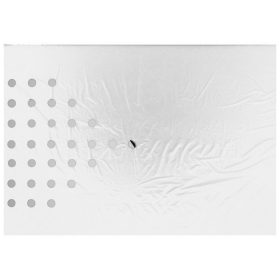 Univerzális perforált fólia, fekete/ezüst 0,95 x 5m