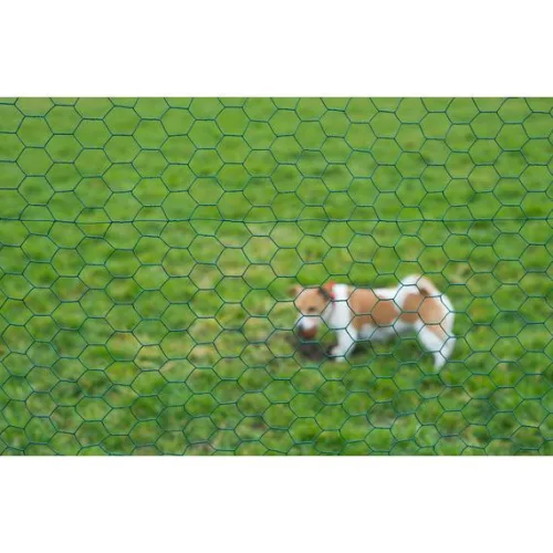 Hexaplast drótkerítés, zöld 25x25mm, 0,5mx2,5m