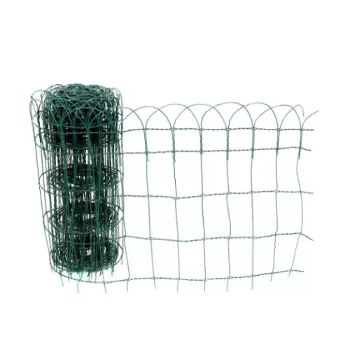 Metalex párizsi drótkerítés, műanyag, zöld, félmerev, 65 cm x 10 m