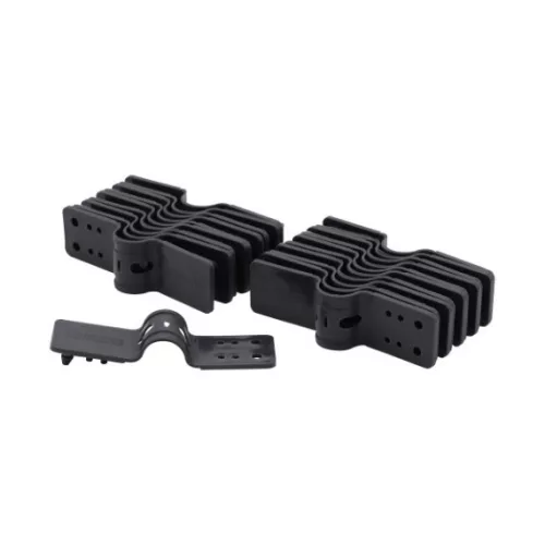 Rögzítő klipsz árnyékolóhálóhoz, nem visszabontható, antracit 20 db