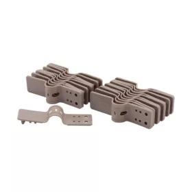   Rögzítő klipsz árnyékolóhálóhoz, nem visszabontható, bézs 20 db