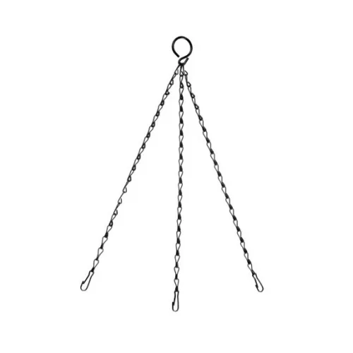 Galvanizált lánc fekete 45 cm