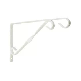 Fali virágtartó kar fehér 30 cm
