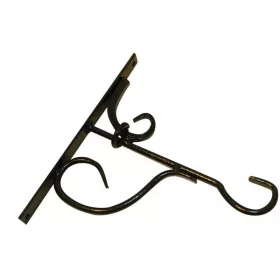 Fali virágtartó kar öntöttvas 25 cm
