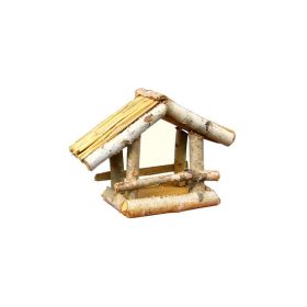 Madáretető, nyírfa, natúr, 33*24*13 cm