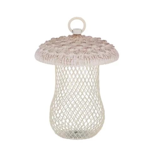 Őzlábgomba alakú mogyorótartó madáretető 13x17 cm