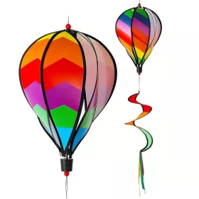 Madárriasztó ballon színes, szivárványos