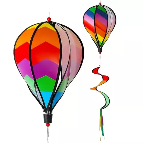 Madárriasztó ballon színes, szivárványos