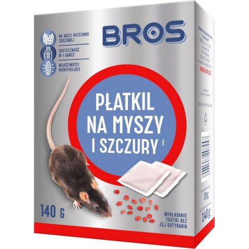 Bros rágcsálóírtó granulátum 140g 29ppm