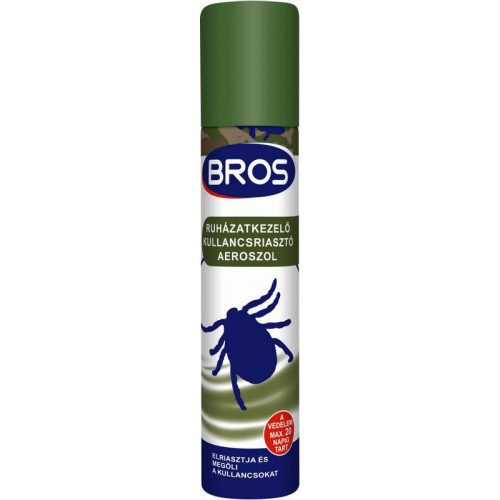 Bros Kullancsriasztó aeroszol ruhára 90ml