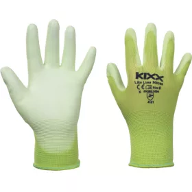 LIKE LIME kesztyű nylon PUzöld 8 méret-430061