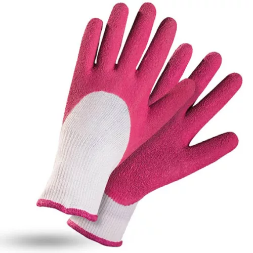 Rostaing Polyamid/kötött bélésű latex bevonatú kesztyű méret 8