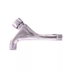 510 Króm Kerti csap nyomógombos időz 1/2"