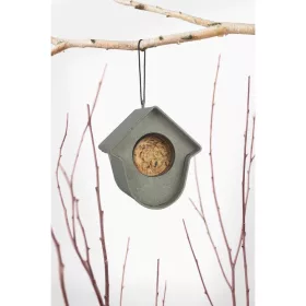   EVIE 100%-ban újrahasznosított madáretető, szürke virágos előlappal