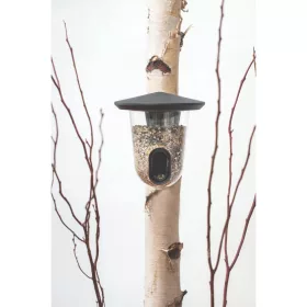 FEEDR műanyag madáretető szürke színben