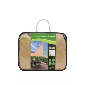   Napvitorla háromszög 3,6x3,6x3,6 homok Polyethylén 230g/m2