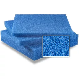 Szűrőszivacs sűrű TM45 40mm kék 500x500x40, 25133