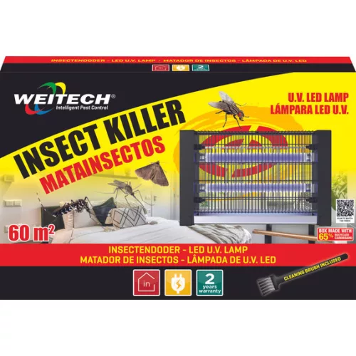 Weitech elektromos rovarcsapda, 60 m2 területre