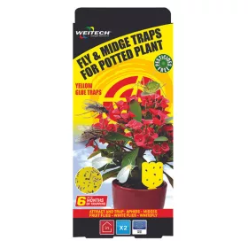   Weitech ragasztós gyümölcslégycsapda, cserepes növényekhez (2 db)