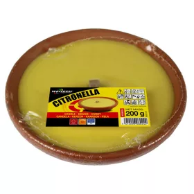   Weitech citronellás gyertya repülő rovarok ellen, üvegpohárban, 25 óra égésidővel