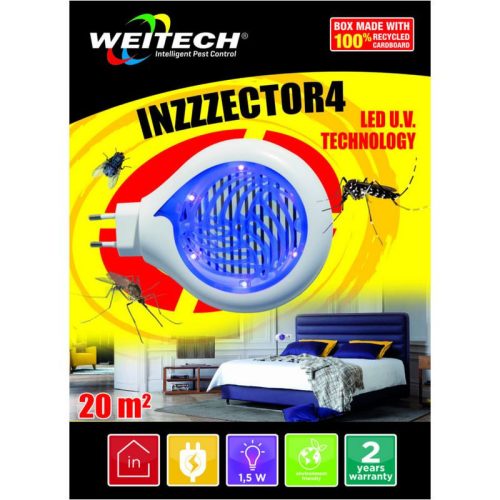 Weitech Led szúnyogcsapda INZZZECTOR 20 m2