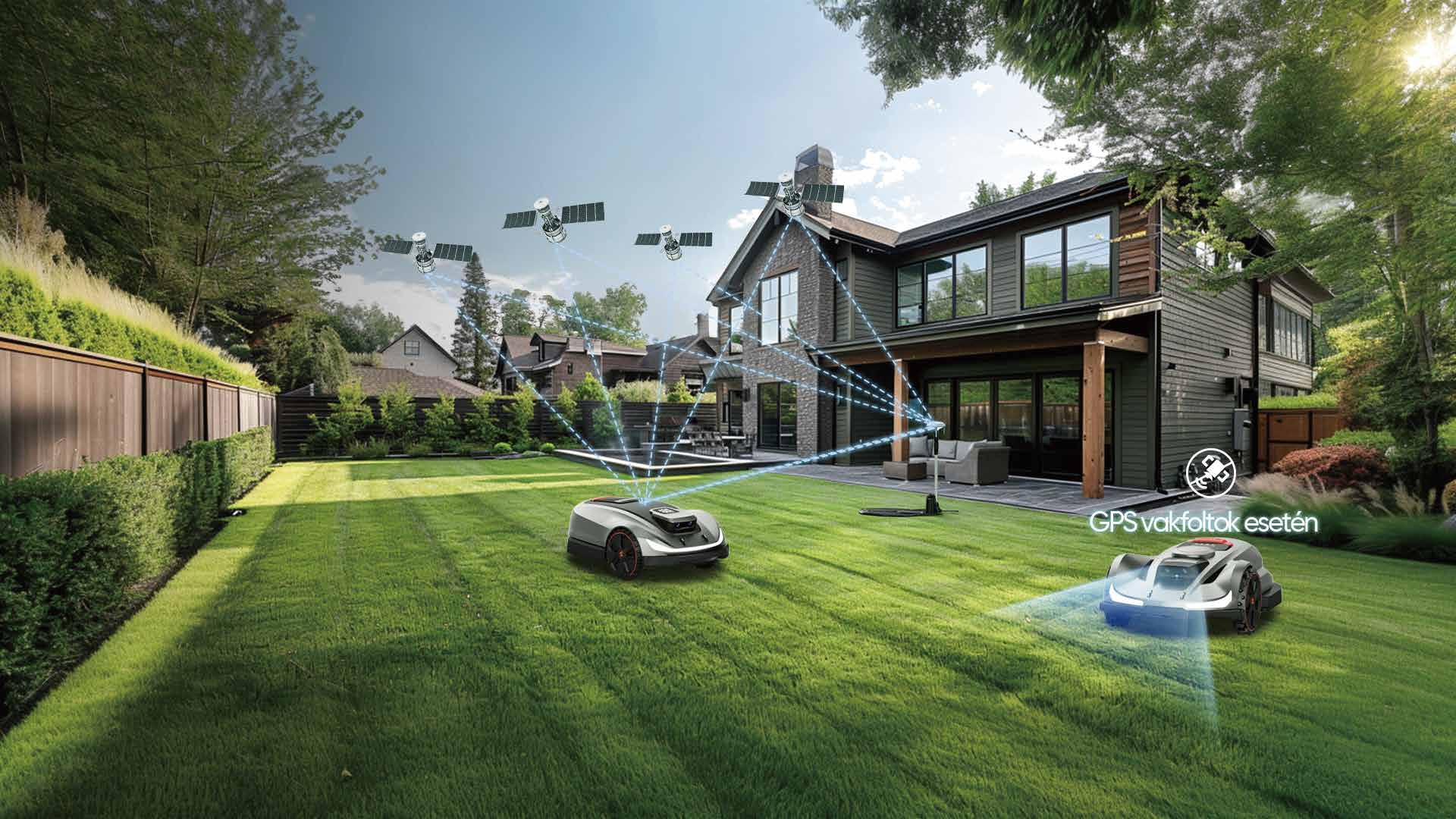 Sunseeker X3 Vision AI működés közben